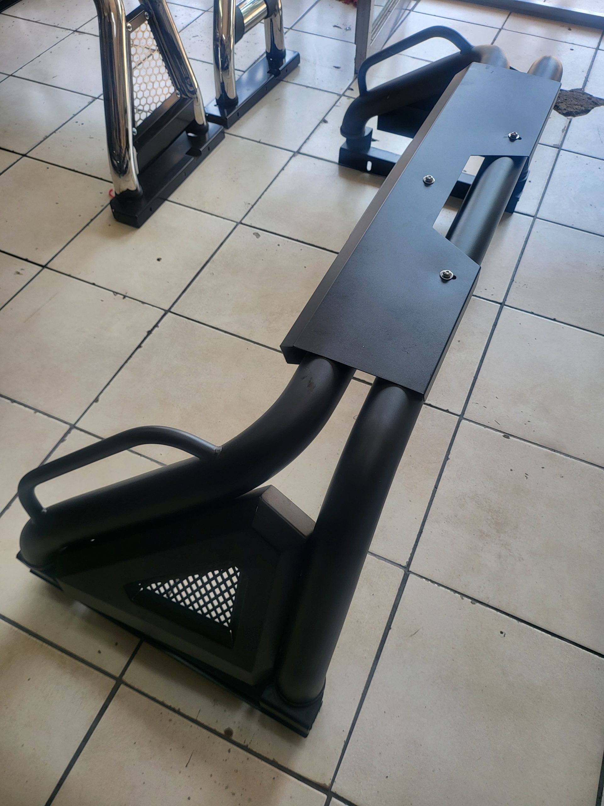 Universal black roll bar for pickup bakkie load bin